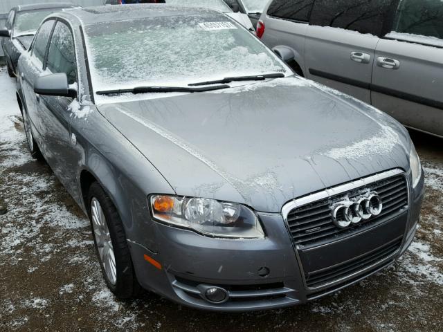 WAUDF78E96A108688 - 2006 AUDI A4 2.0T QU SILVER photo 1