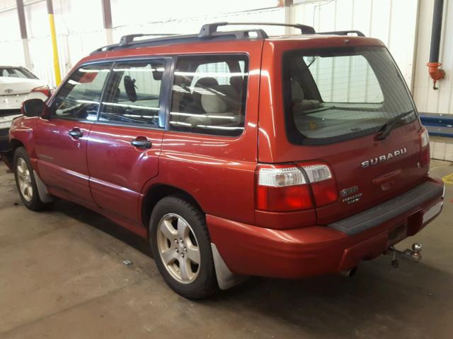 JF1SF65601H728966 - 2001 SUBARU FORESTER S Qırmızı foto 3