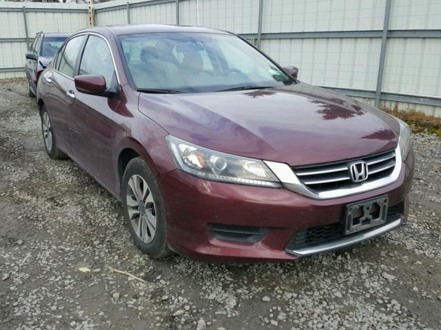 1HGCR2F37DA246576 - 2013 HONDA ACCORD LX BURGUNDY photo 1