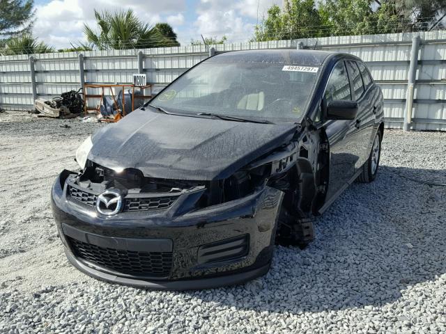 JM3ER293380210082 - 2008 MAZDA CX-7 BLACK photo 2