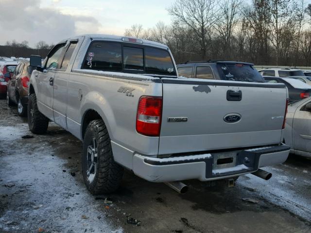 1FTRX14W15FA66455 - 2005 FORD F150 SILVER photo 3