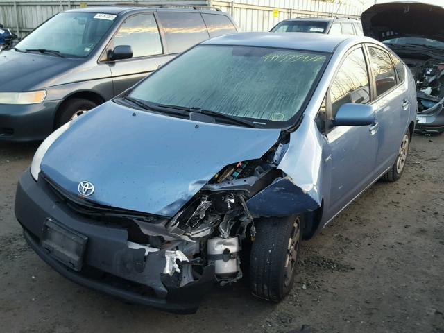 JTDKB20U177556840 - 2007 TOYOTA PRIUS BLUE photo 2