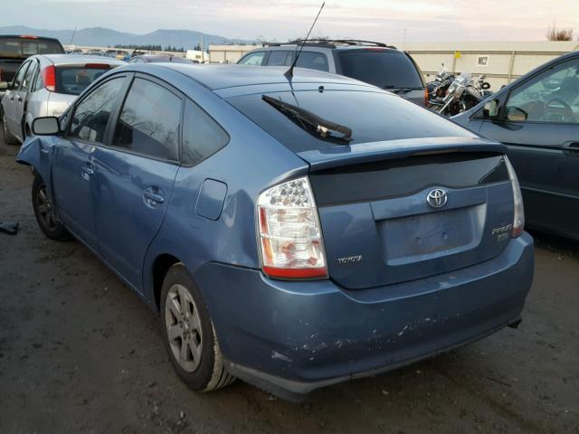 JTDKB20U177556840 - 2007 TOYOTA PRIUS BLUE photo 3