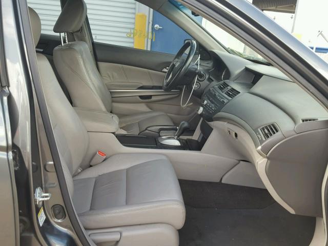 1HGCP26809A060581 - 2009 HONDA ACCORD EXL GRAY photo 5