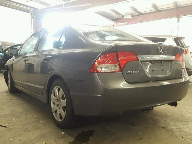 2HGFA1F58AH565336 - 2010 HONDA CIVIC LX SILVER photo 3