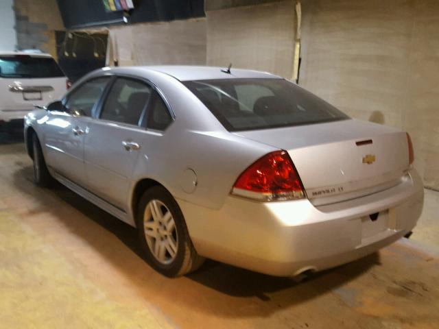 2G1WB5E30E1118543 - 2014 CHEVROLET IMPALA LIM SILVER photo 3