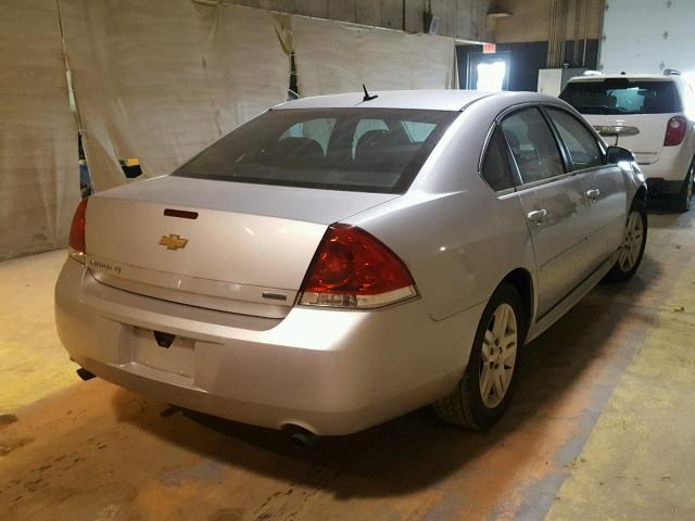 2G1WB5E30E1118543 - 2014 CHEVROLET IMPALA LIM SILVER photo 4