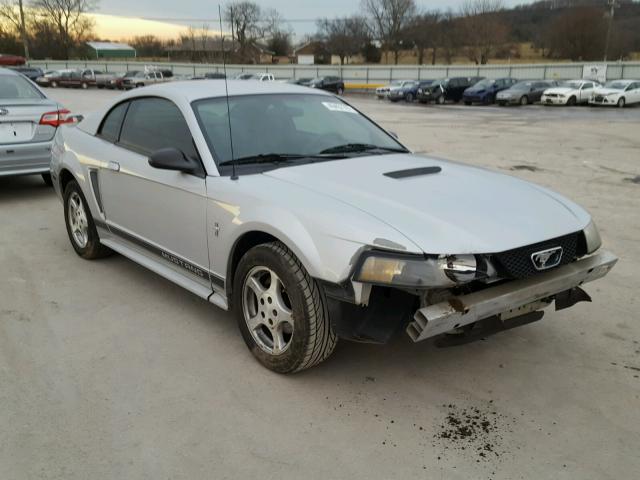 1FAFP40482F116214 - 2002 FORD MUSTANG SILVER photo 1