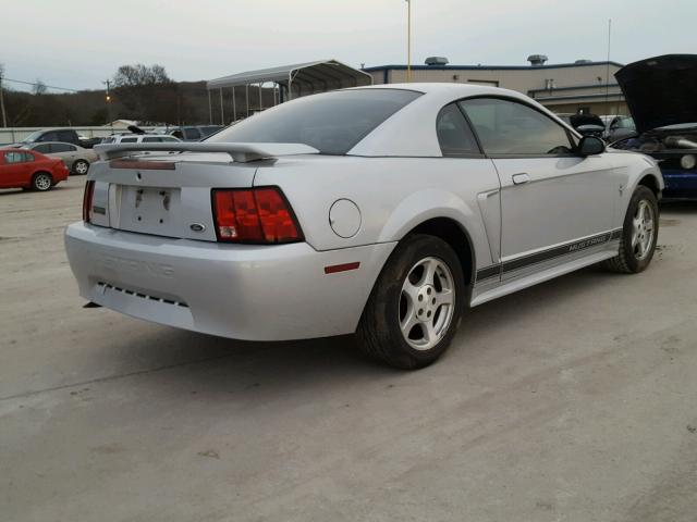 1FAFP40482F116214 - 2002 FORD MUSTANG SILVER photo 4