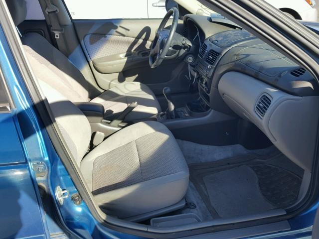 3N1CB51D84L846376 - 2004 NISSAN SENTRA 1.8 BLUE photo 5