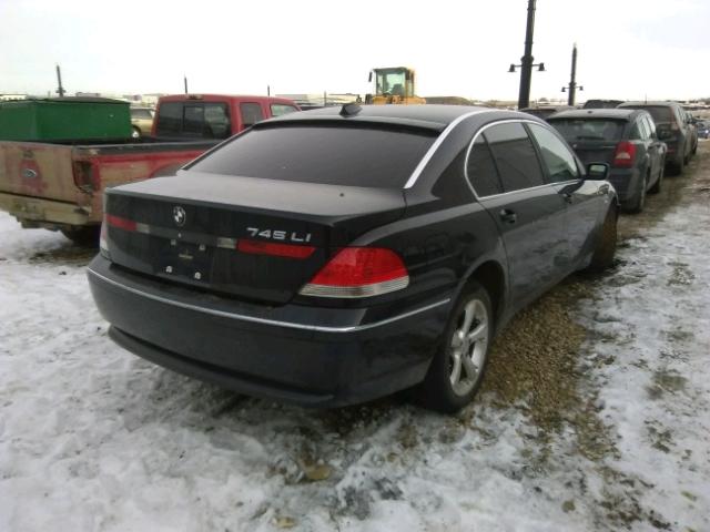 WBAGN634X4DS49208 - 2004 BMW 745 LI BLACK photo 4