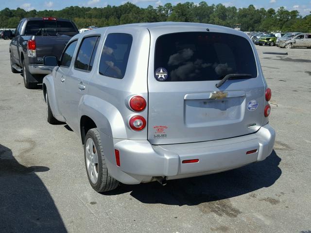 3GNBAAFW1BS521271 - 2011 CHEVROLET HHR LS Plata foto 3