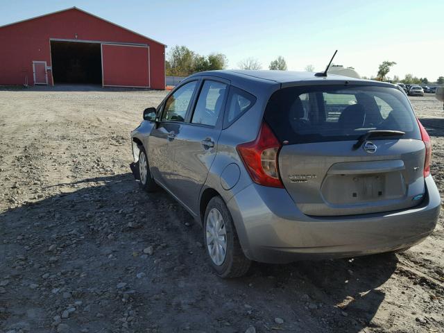 3N1CE2CPXEL422566 - 2014 NISSAN VERSA NOTE GRAY photo 3