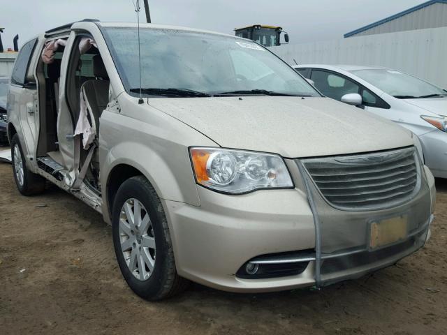 2C4RC1BG4DR677241 - 2013 CHRYSLER TOWN & COU GOLD photo 1