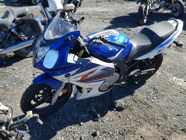 VTTGM51A592100519 - 2009 SUZUKI GS500 BLUE photo 2