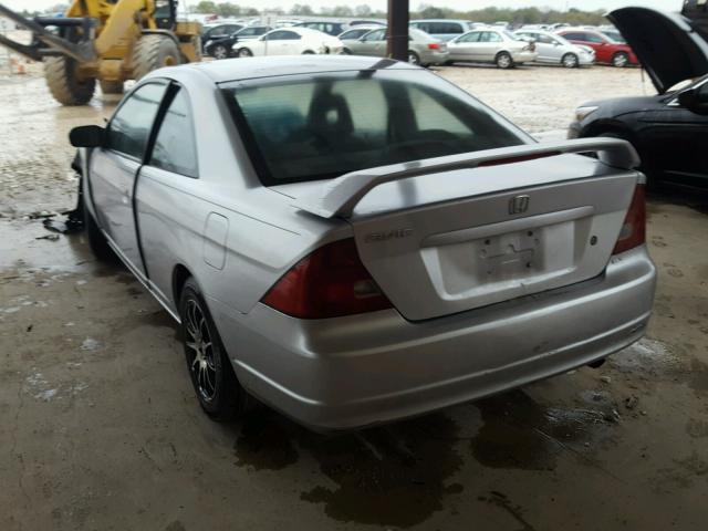 1HGEM22012L066837 - 2002 HONDA CIVIC EX ვერცხლისფერი ფოტო 3