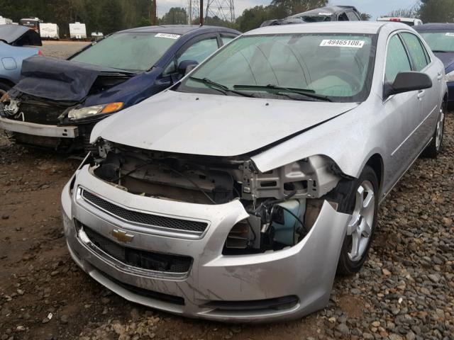 1G1ZB5EB3AF117099 - 2010 CHEVROLET MALIBU LS ვერცხლისფერი ფოტო 2