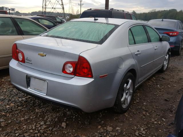 1G1ZB5EB3AF117099 - 2010 CHEVROLET MALIBU LS ვერცხლისფერი ფოტო 4