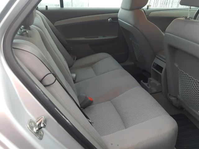 1G1ZB5EB3AF117099 - 2010 CHEVROLET MALIBU LS ვერცხლისფერი ფოტო 6