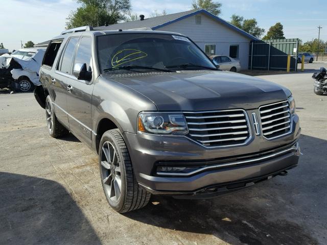 5LMJJ3LT1GEL05778 - 2016 LINCOLN NAVIGATOR GRAY photo 1