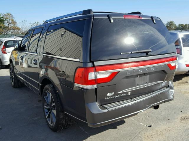 5LMJJ3LT1GEL05778 - 2016 LINCOLN NAVIGATOR GRAY photo 3