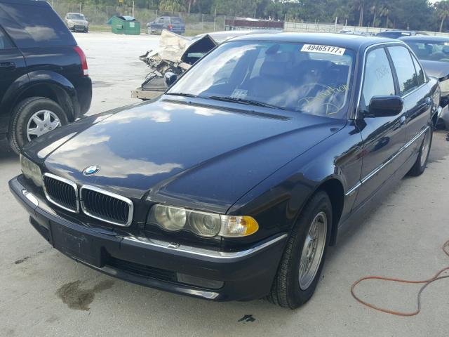 WBAGH834X1DP25181 - 2001 BMW 740 IL BLACK photo 2