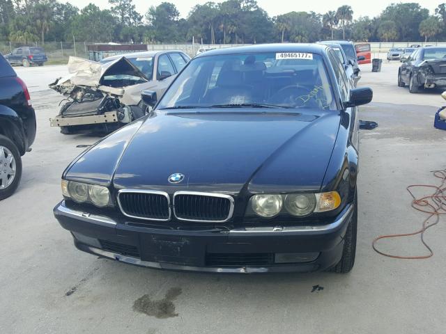 WBAGH834X1DP25181 - 2001 BMW 740 IL BLACK photo 9