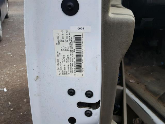 1D7KS28C76J113188 - 2006 DODGE RAM 2500 S WHITE photo 10