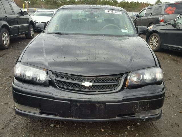 2G1WP551849426057 - 2004 CHEVROLET IMPALA SS BLACK photo 9