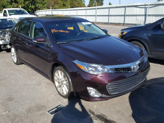 4T1BK1EB5DU035355 - 2013 TOYOTA AVALON BAS Бордовый фото 1