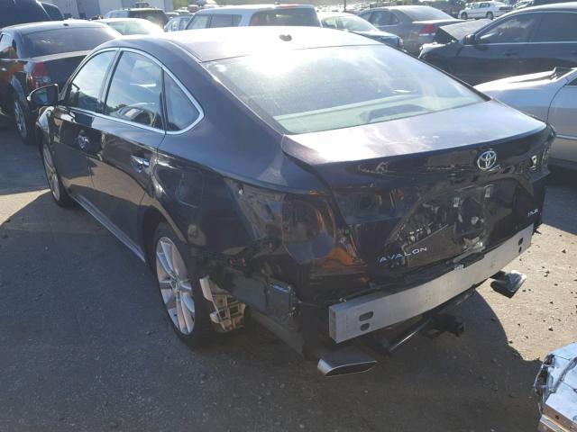 4T1BK1EB5DU035355 - 2013 TOYOTA AVALON BAS Бордовый фото 3