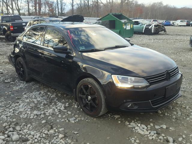 3VWGZ7AJ4BM373981 - 2011 VOLKSWAGEN JETTA SEL BLACK photo 1