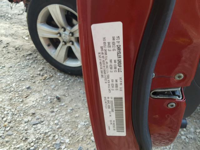 1B3CB3HA5AD598085 - 2010 DODGE CALIBER MA RED photo 10