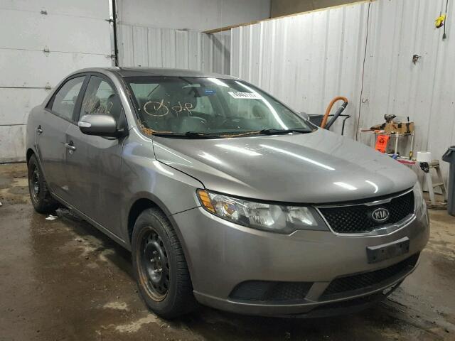 KNAFU4A23A5244426 - 2010 KIA FORTE EX GRAY photo 1