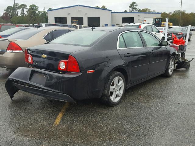 1G1ZB5E17BF288091 - 2011 CHEVROLET MALIBU LS BLACK photo 4