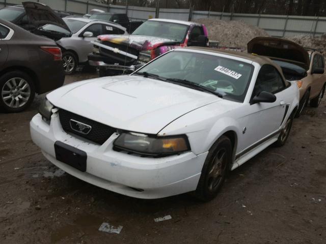 1FAFP446X4F239818 - 2004 FORD MUSTANG WHITE photo 2