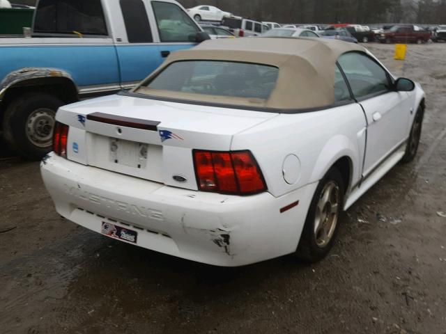 1FAFP446X4F239818 - 2004 FORD MUSTANG WHITE photo 4