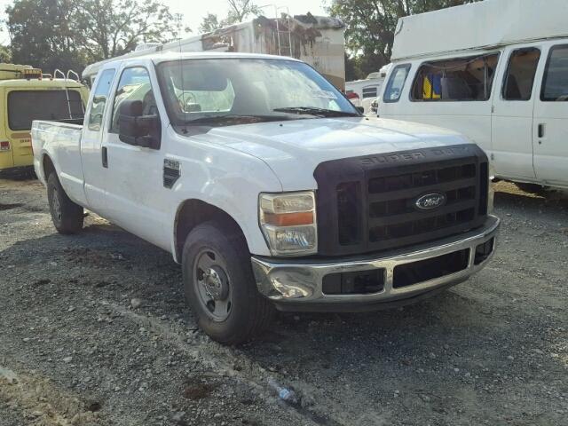 1FTSX20598EB59223 - 2008 FORD F250 SUPER WHITE photo 1