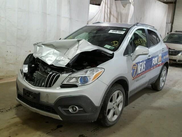 KL4CJFSB7FB238480 - 2015 BUICK ENCORE CON SILVER photo 2