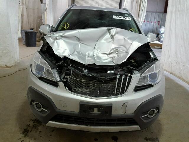 KL4CJFSB7FB238480 - 2015 BUICK ENCORE CON SILVER photo 9