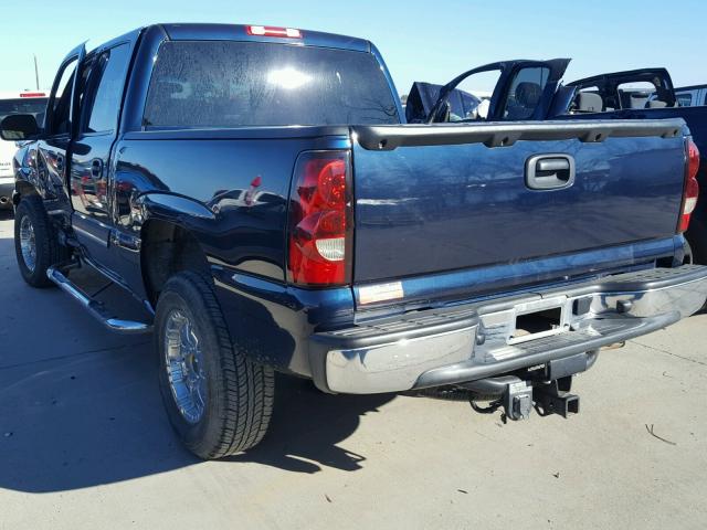 2GCEC13T661211161 - 2006 CHEVROLET SILVERADO BLUE photo 3