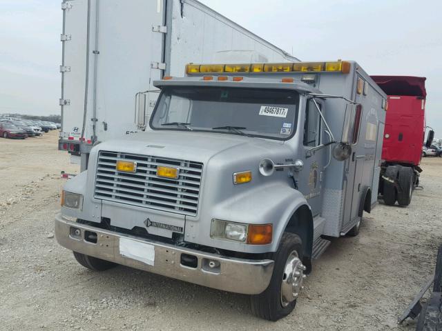 1HTSLABM9WH500581 - 1998 INTERNATIONAL 4000 4700 GRAY photo 2