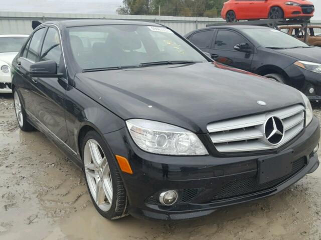 WDDGF5EB9AR103196 - 2010 MERCEDES-BENZ C 300 BLACK photo 1