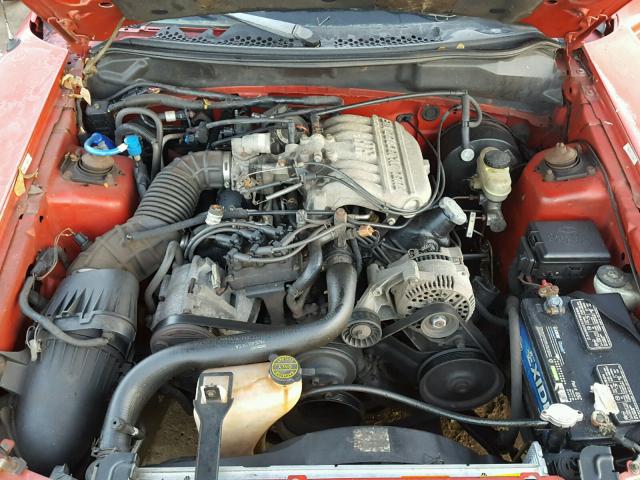 1FAFP4047WF244157 - 1998 FORD MUSTANG RED photo 7