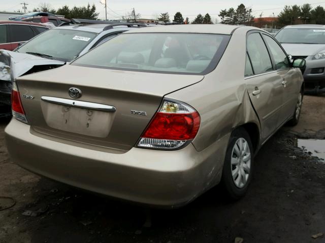 4T1BE32K95U035447 - 2005 TOYOTA CAMRY LE 金色 照片 4