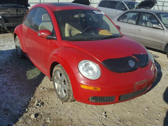 3VWRW31CX7M502485 - 2007 VOLKSWAGEN NEW BEETLE წითელი ფოტო 1