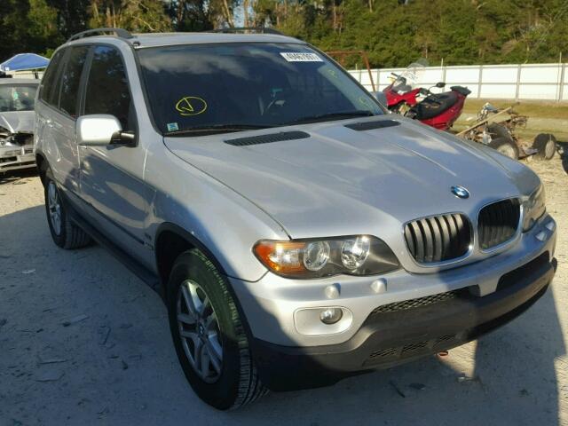 5UXFA13584LU20032 - 2004 BMW X5 3.0I SILVER photo 1