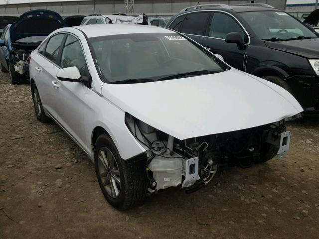 5NPE24AF7FH158776 - 2015 HYUNDAI SONATA SE WHITE photo 1