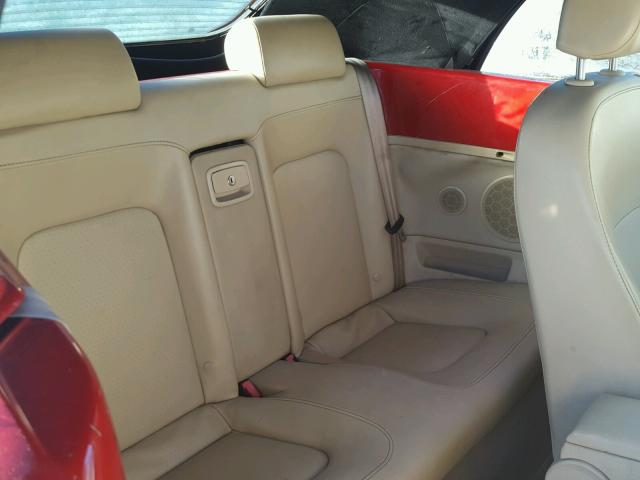 3VWRF31Y36M327930 - 2006 VOLKSWAGEN NEW BEETLE 红色 照片 6