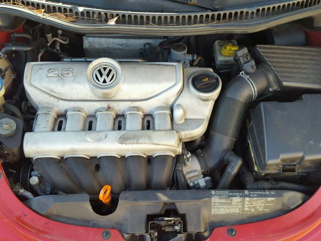 3VWRF31Y36M327930 - 2006 VOLKSWAGEN NEW BEETLE 红色 照片 7